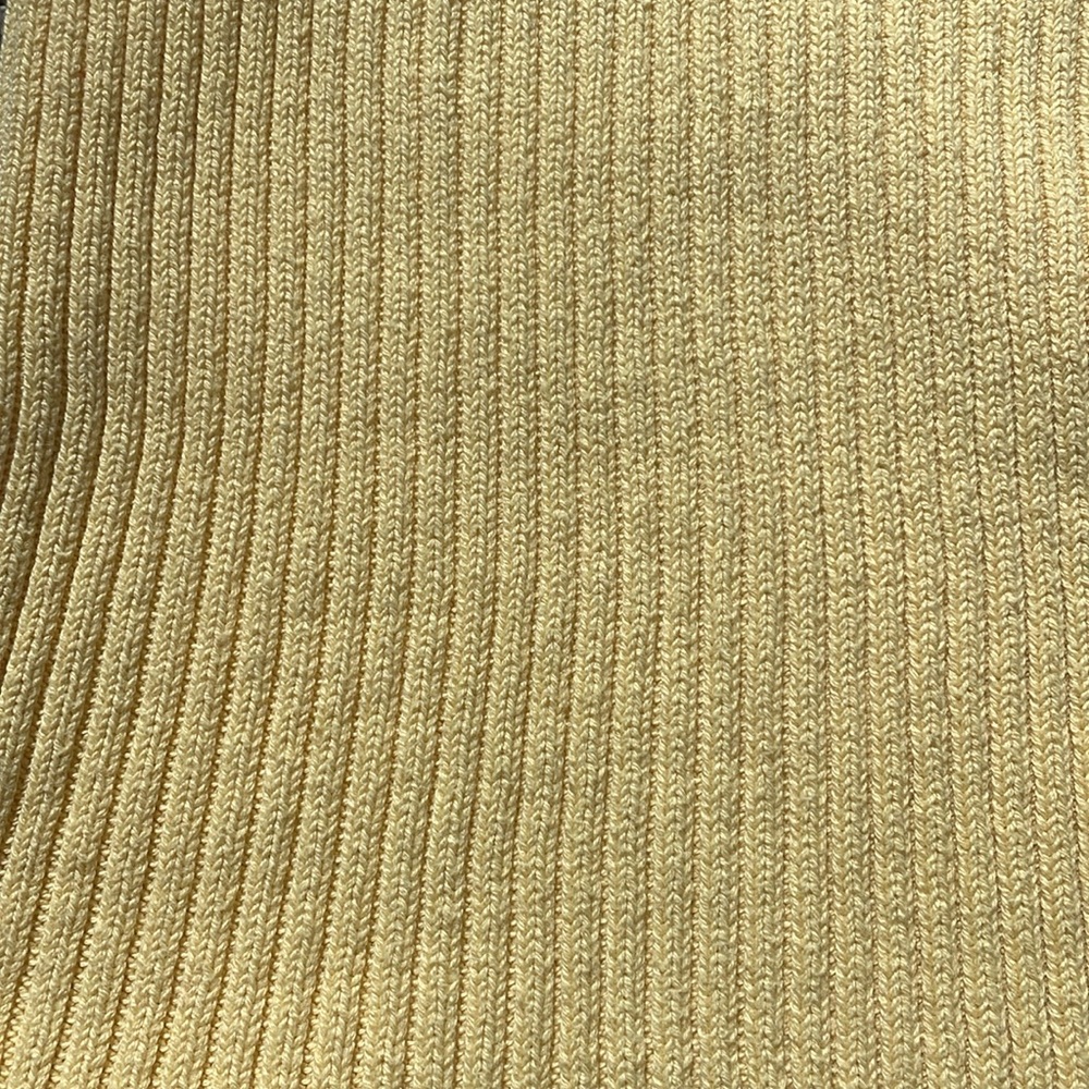 Yellow knit tank top - Picture 3 of 3